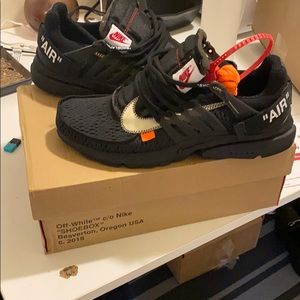 Air prestos off-white size 11